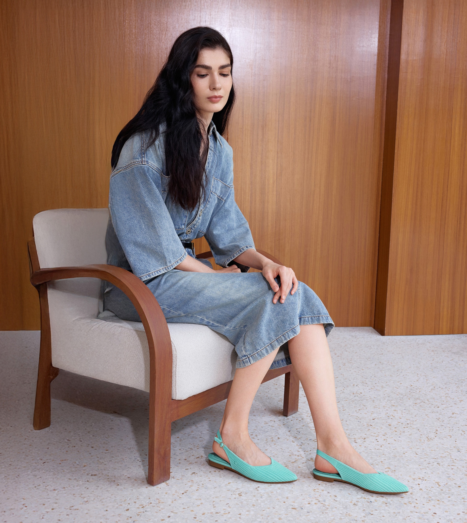 Maville] ポインテッドトゥ スリングバック サンダル – VIVAIA JAPAN